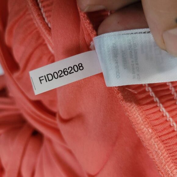 NWT lascana jumpsuit sleeveless wide leg salmon size 14 summer beachy - Picture 16 of 16